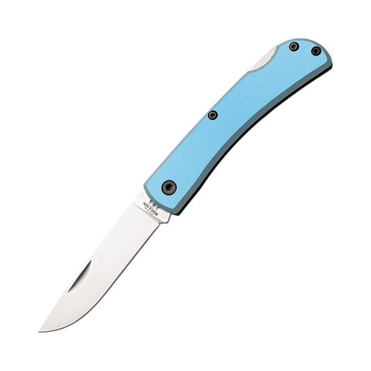 Bear & Son Cutlery Knives Bear & Son Cutlery Bear & Son Locking Farmhand Folding Knife 2-3/4" Drop Point Blade Blue with Clip