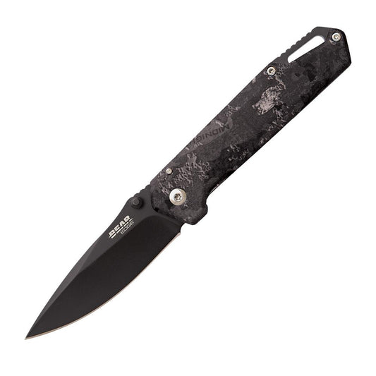 Bear & Son Cutlery Knives Bear & Son Cutlery Bear & Son Brisk 3.0 Medium Folding Knife 2-7/8" Drop Point Blade Midnight Camo