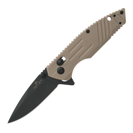 Bear & Son Cutlery Knives Bear & Son Cutlery Bear & Son Zytel Slide Lock Folding Knife 2-3/4" Drop Point Desert Sand