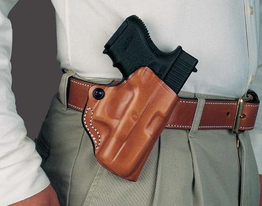 Desantis Leather Gun Holsters Desantis Leather DeSantis Style 019 Mini Scabbard Sig P238 Black Right Hand