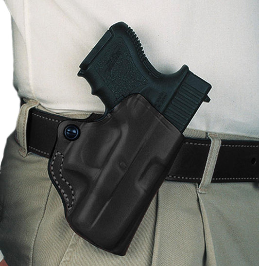 Desantis Leather Gun Holsters Desantis Leather DeSantis Style 019 Mini Scabbard Springfield XDS 45 Black Right Hand