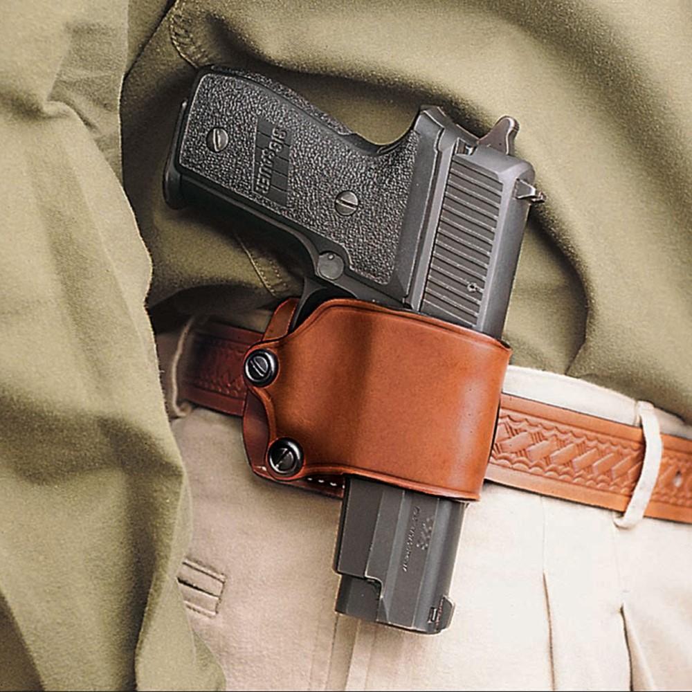 Desantis Leather Shooting|Gun Holsters Desantis Leather DeSantis #023 Yaqui Slide Holster for Most Single Action Autos Tan Right Hand