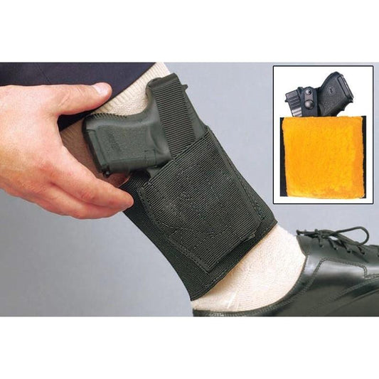Desantis Leather Gun Holsters Desantis Leather DeSantis Apache Ankle Rig Holster for Glock 26/27/29 Black Right Hand
