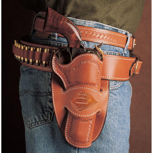 Desantis Leather Gun Holsters Desantis Leather DeSantis Desperado Holster for Colt SAA 4.75" Tan Right Hand