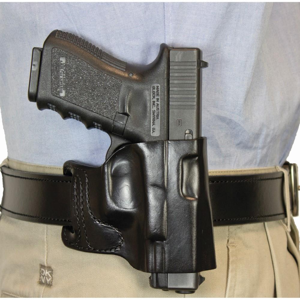 Desantis Leather Gun Holsters Desantis Leather DeSantis E-GAT Slide Holster for Sig Sauer P365 Black Right Hand
