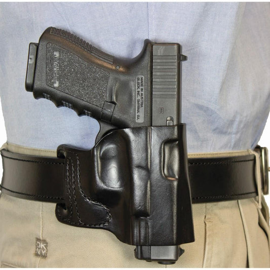 Desantis Leather Gun Holsters Desantis Leather DeSantis E-GAT Slide Holster for Sig Sauer P365 Black Right Hand