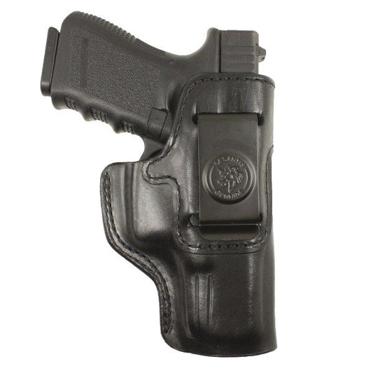 Desantis Leather Gun Holsters Desantis Leather DeSantis Inside Heat IWB Holster Kimber Micro Carry 9mm Luger Black Right Hand
