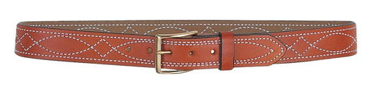 Desantis Leather Belts|Shooting Desantis Leather DeSantis Fancy Stitched Belt - Style B27 1-1/2&quot; Height Tan Size 38