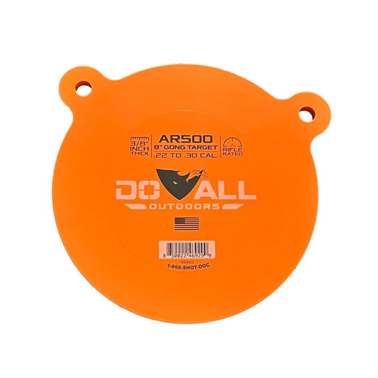 Do All Outdoors Steel Targets Do All Outdoors AR500 Steel Target 3/8"x 8" Round Gong/NM500 Steel