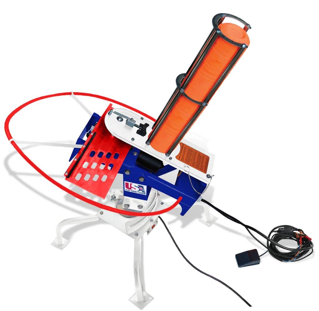 Do All Outdoors Clay Target Throwers Do All Outdoors USA Clay Trap 50 Stack with WoBarreler and Wireless Remote