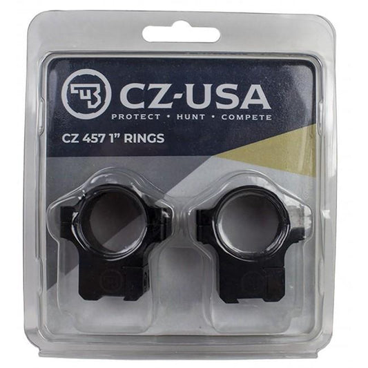 Cz-USA Scope Rings Cz-USA CZ Rings 457 455 1" 11mm Dovetail Aluminum Base Height 0.575"