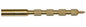J.Dewey Mfg.Co. Gun Cleaning Rods J.Dewey Mfg.Co. J. Dewey Brass Rifle Jag - Female Thread 8-36 22 cal