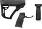 Daniel Defense Chassis &amp; Stocks Daniel Defense Collapsible Buttstock Pistol Grip & Vertical Foregrip Combo BLK