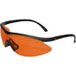Edge Eyewear Sunglasses|Shooting Glasses Edge Eyewear Edge Eyewear Fastlink Shooting Glasses Black Frame with Orange G15 Vapor Shield Lens