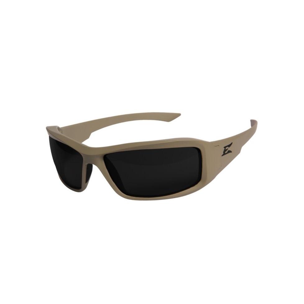 Edge Eyewear Sunglasses|Sunglasses|Shooting Glasses Edge Eyewear Edge Hamel Safety Glasses Sand with Black G15 Vapor Shield Lens Thin Temple Frame