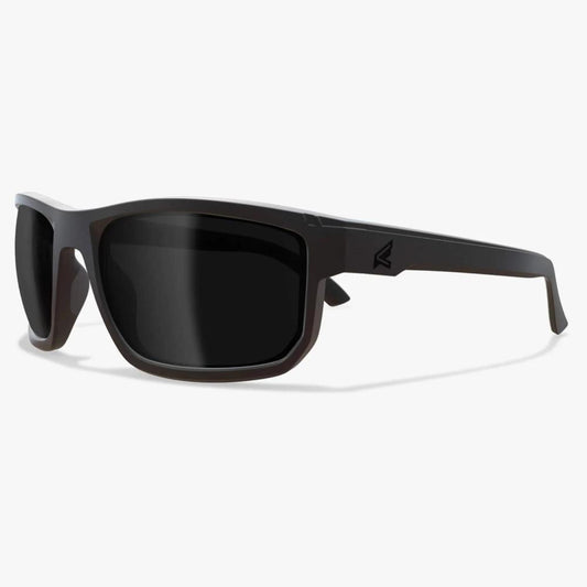 Edge Eyewear Safety Glasses Edge Eyewear Edge Defiance Safety Glasses Black Frame with Polarized Smoke Vapor Shield Lens