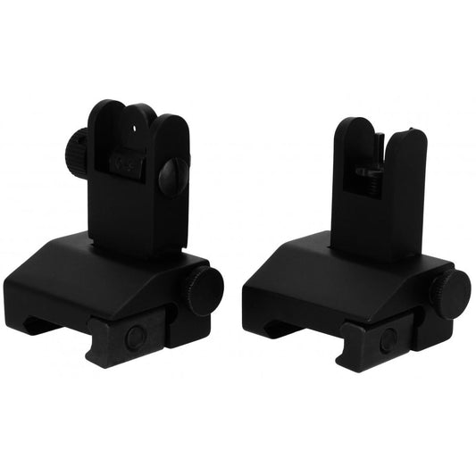 Tacfire Rifle Sights Tacfire  Tacfire AR Front & Rear Spring Loaded Pop Up Iron Sights