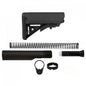 Tacfire Chassis &amp; Stocks Tacfire  TacFire Mil-Spec Buffer Tube Kit with Stock and Buttpad for AR-15 Black