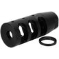 Tacfire Muzzle Devices Tacfire  TacFire 5/8x24 Nitrided Compact Compensator .308 cal Steel Black