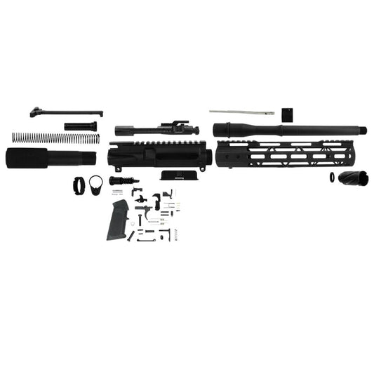Tacfire Uppers Tacfire  TacFire 10.5" Unassembled AR 300 Blackout Pistol Build Kit with Lower Parts Kit