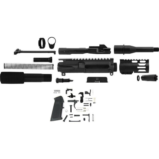 Tacfire Uppers Tacfire  TacFire Unassembled 9mm Luger 7" Barrel Pistol Build Kit with Lower Parts Kit