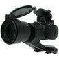 Tacfire Tube Tacfire  Tacfire Red/Green Dot Sight 1x30 Dual Illum. Black with Cantilever Mount