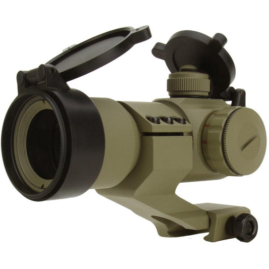 Tacfire Tube Tacfire  Tacfire Red/Green Dot Sight 1x30 Dual Illum. Tan with Cantilever Mount