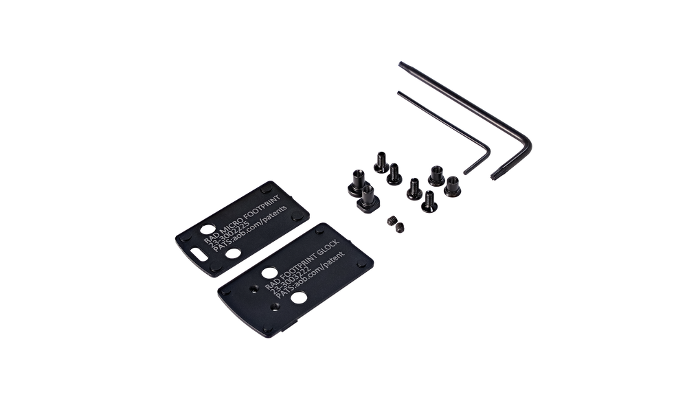 Crimson Trace Red Dot Sight Mounts &amp; Adapters Crimson Trace CT-RAD Dovetail Red Dot Mounting Kit For Glock All Full-Size 43 43 48