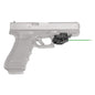 Crimson Trace Laser Sights Crimson Trace Crimson Defender Rail Master Green Universal Handgun Laser Sight Black