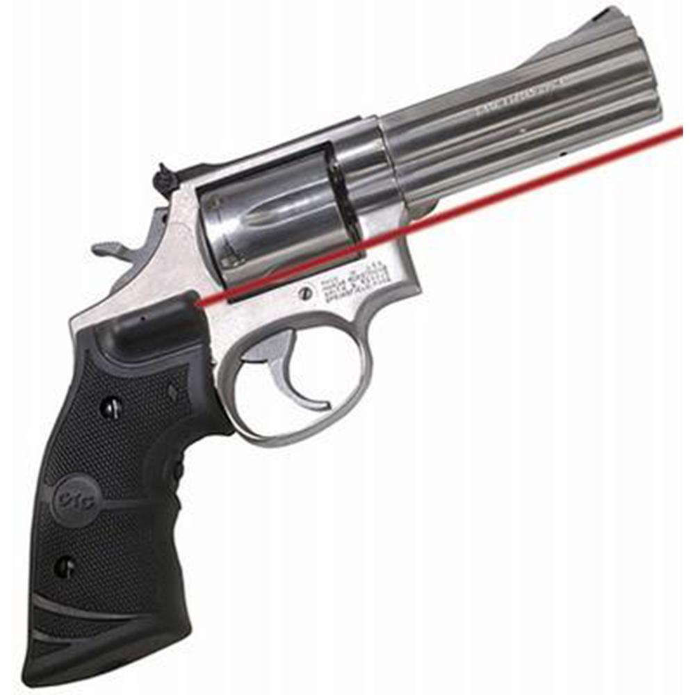 Crimson Trace Optics|Laser Sights Crimson Trace Revolver Lasergrip S&W Round-Butt N-Frame