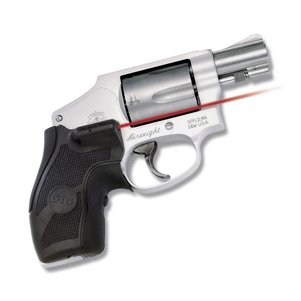 Crimson Trace Laser Sights Crimson Trace Revolver Lasergrip S&W J-Frame Round Butt