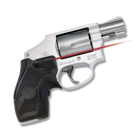 Crimson Trace Laser Sights Crimson Trace Revolver Lasergrip S&W J-Frame Round Butt