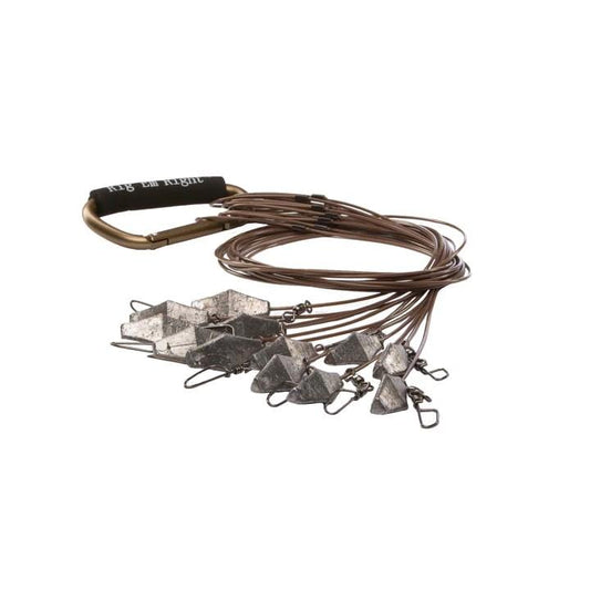 AdvenTec LLC dba Rig Em Right Outdoors Decoy Accessories|Hunting AdvenTec LLC dba Rig Em Right Outdoors Rig 'Em Right Xtreme Coated Cable Decoy Anchors 30" 4oz 12/ct