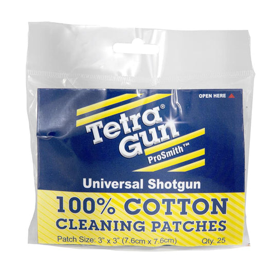 Tetra Gun Gun Cleaning Jags Patch Holders &amp; Patches Tetra Gun Tetra Pro Smith Universal Shotgun Cleaning Patches 150 Pack
