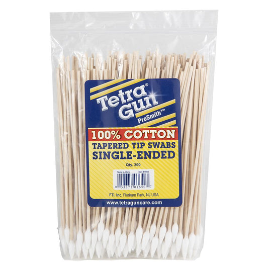 Tetra Gun Cleaning Brushes Mops and Swabs Tetra Gun ProSmit Tapered-Tip Swabs 6" long 200 count