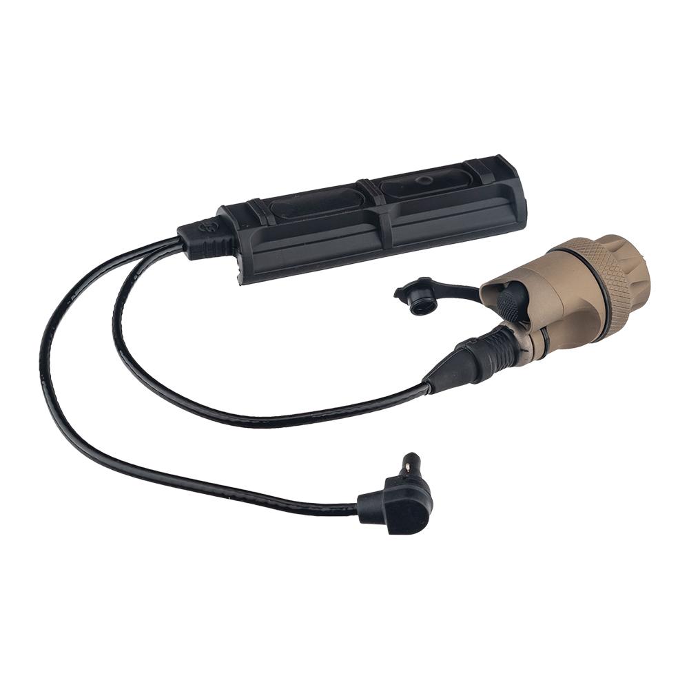 Surefire Rifle Lights Surefire Surefire DS-SR)7-D-IT Weapon Light Switch Waterproof Switch Assembly for Scout Light Weapon Lights & ATPIAL/DBAL Lasers Tan