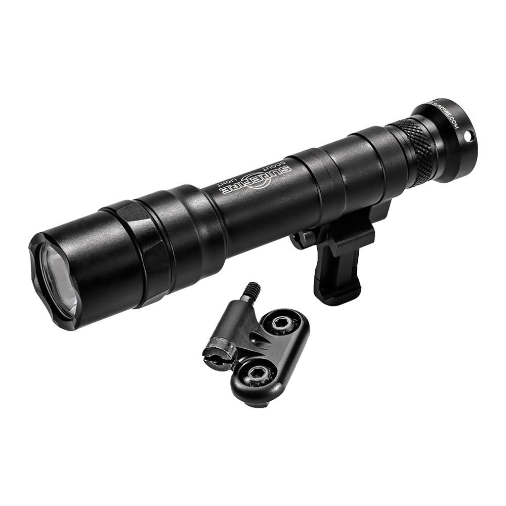 Surefire Rifle Lights Surefire Surefire Dual Fuel Scout Light Pro 6-Volt with Z68 Tailcap Weapon Light 1500 Lumens Black
