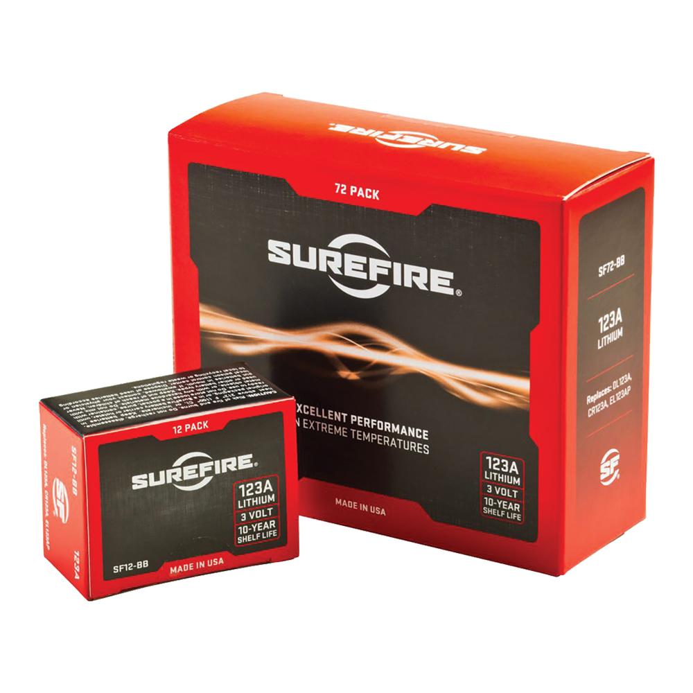 Surefire Flashlights &amp; Accessories Surefire Surefire 123A Lithium Batteries 12/ct