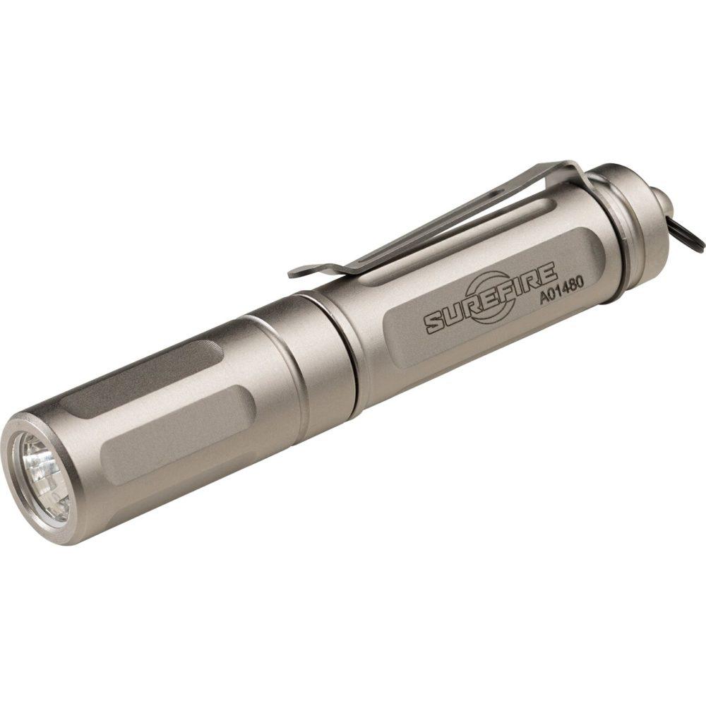 Surefire Flashlights|Flashlights &amp; Accessories Surefire Surefire Titan-B Ultra Compact Keychain Flashlight 300 Lumens Silver