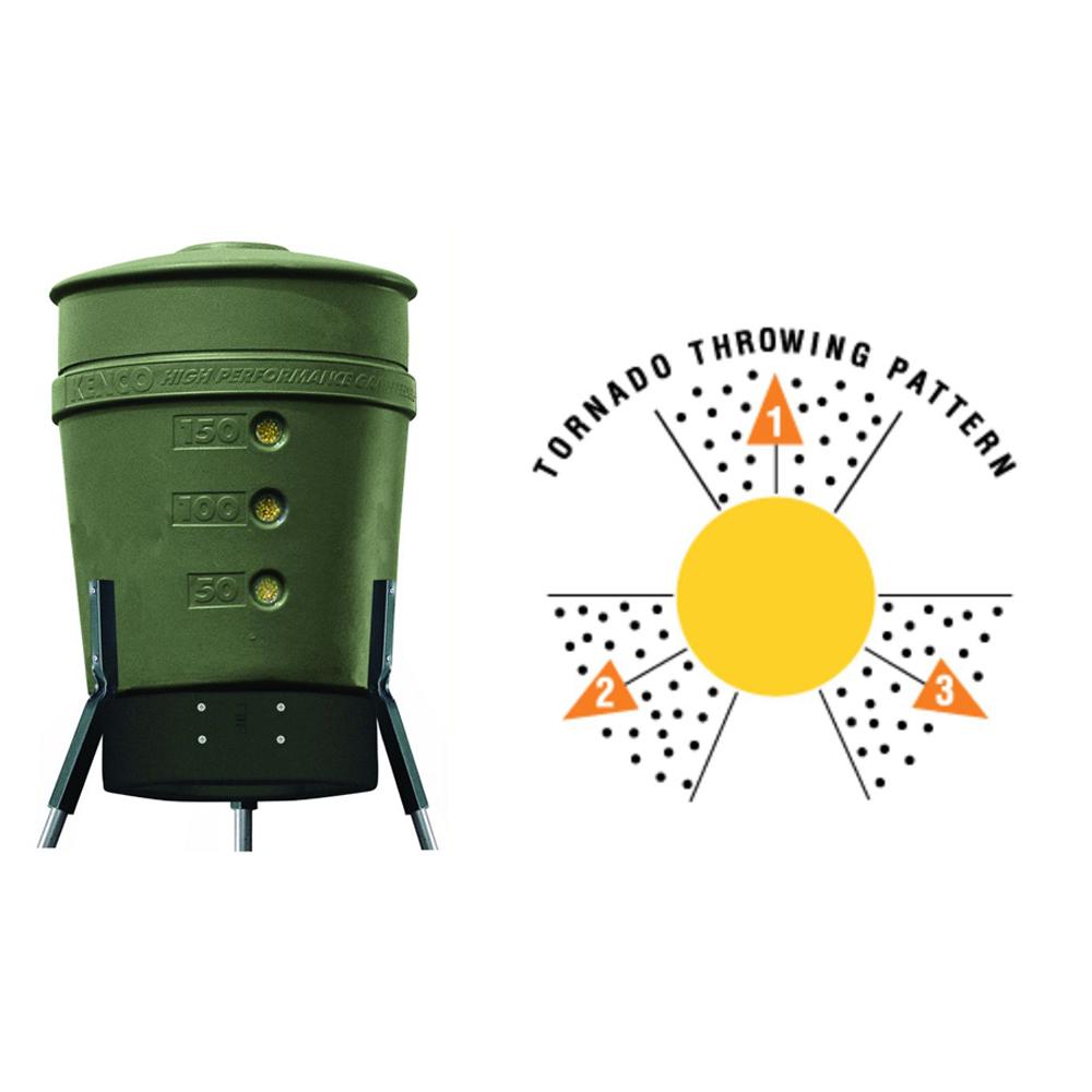 Flambeau Outdoors Feeders|Hunting Flambeau Outdoors Flambeau 200 Tornado Feeder with Smart Timer