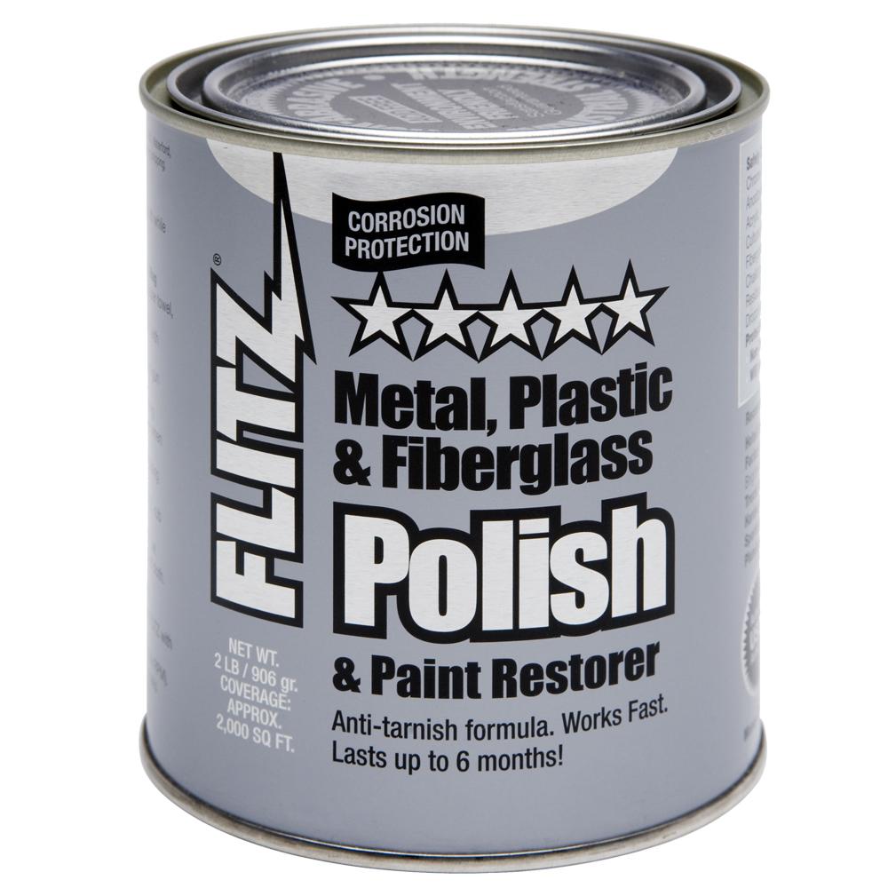 Flitz Paint Stain Polish &amp; Finish Flitz Flitz Metal Polish Paste - 2 lb