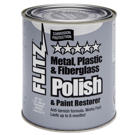 Flitz Paint Stain Polish &amp; Finish Flitz Flitz Metal Polish Paste - 2 lb
