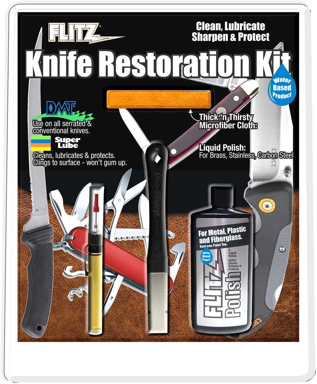 Flitz Knives &amp; Edged Tools Flitz Flitz Knife Restoration Kit