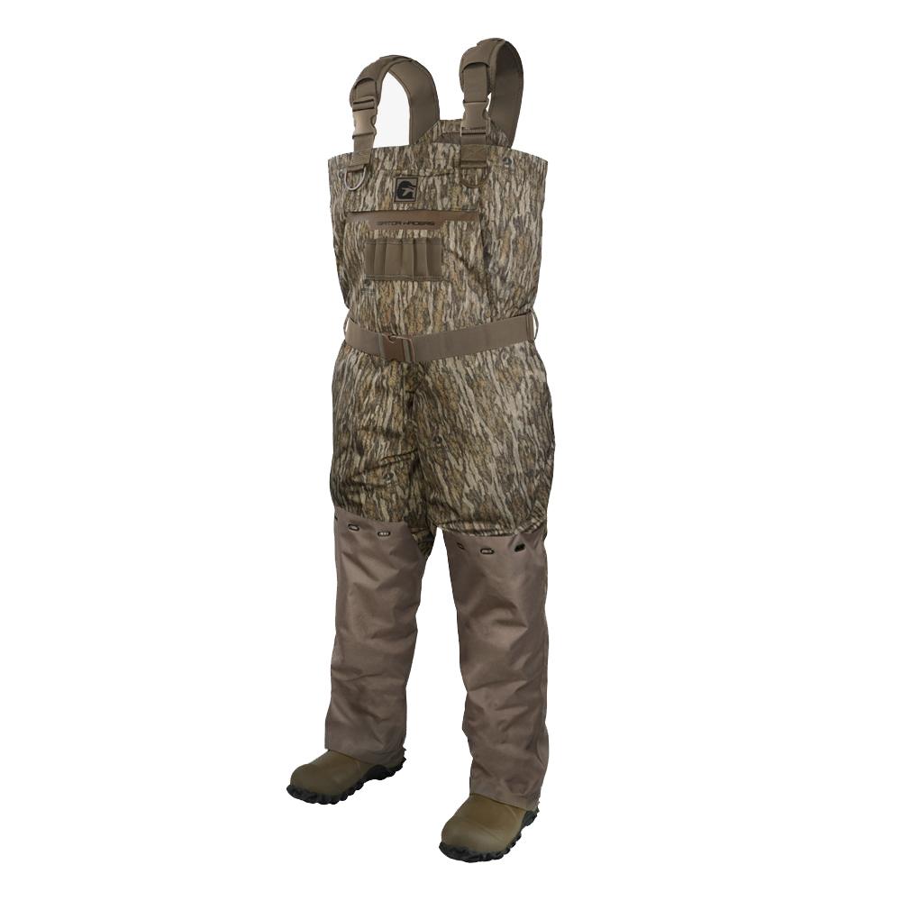 Gator Waders Waders &amp; Wading Boots|Waders &amp; Wading Boots Gator Waders Gator Waders Shield Insulated Waders Mens Mossy Oak Bottomland Regular 8