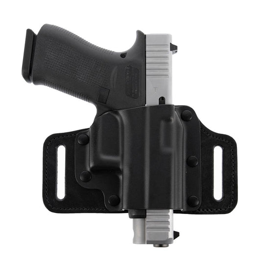Galco Gun Holsters Galco Galco Tacslide Belt Holster for Glock 43X MOS With Red Dot Black Right Hand
