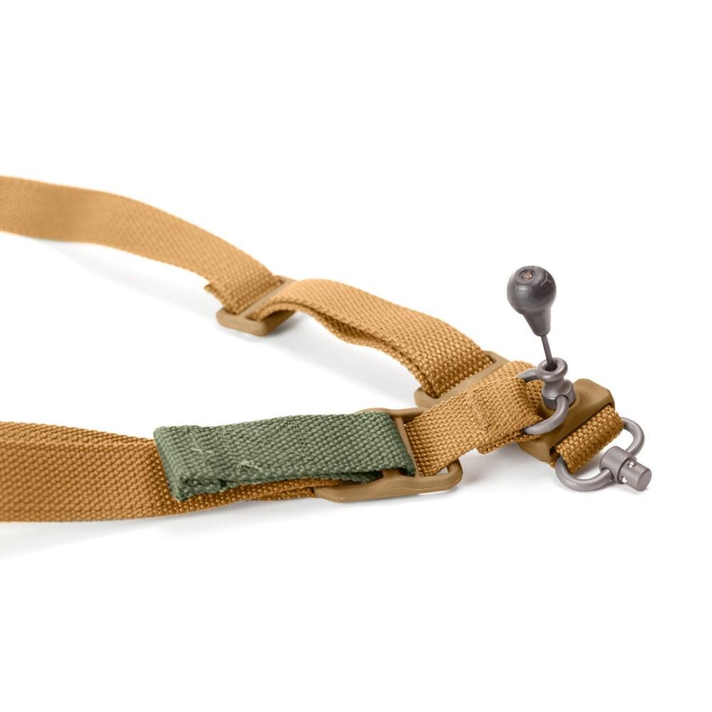 Blue Force Gear Slings Blue Force Gear Vickers 221 Sling Red Swivel Padded Coyoted Brown