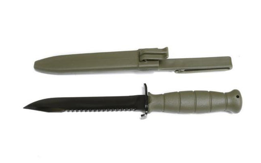 Glock Knives &amp; Edged Tools Glock Field Knife / Saw Back - Battle Field Green (Pkg'd)