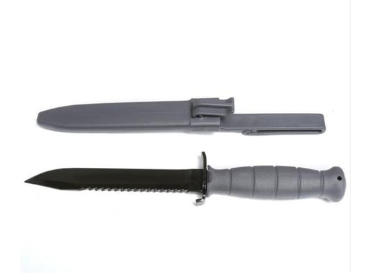 Glock Knives &amp; Edged Tools Glock Field Knife / Saw Back - Grey (Pkg'd)