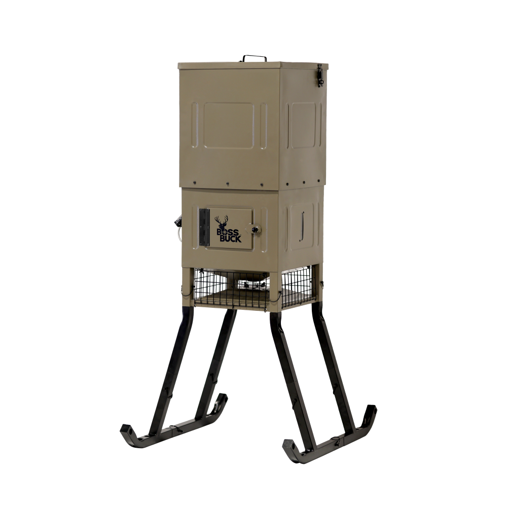 Gsm Feeders|Hunting Gsm Boss Buck Fill Sled Feeder with Diverter Plate and Solar Panel 300lb Motor Freight Only