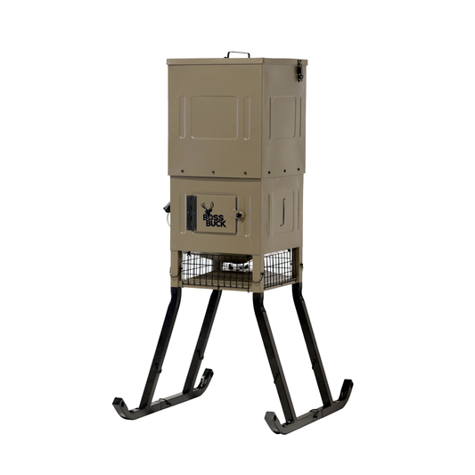 Gsm Feeders|Hunting Gsm Boss Buck Fill Sled Feeder with Diverter Plate and Solar Panel 300lb Motor Freight Only